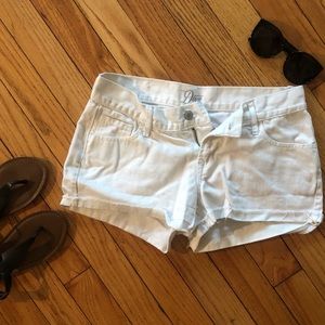 White Denim Short